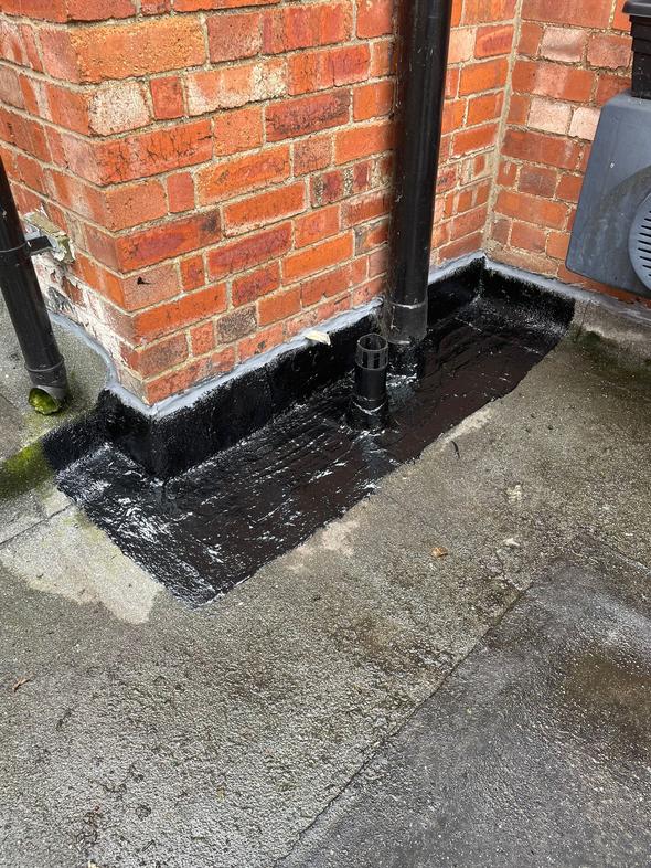 Problematic areas on a flat roof